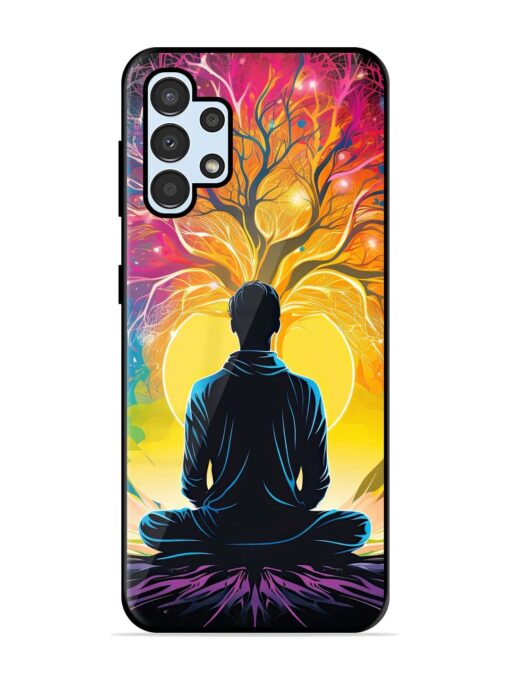 Mind Colourful Glossy Metal Phone Cover for Samsung Galaxy A32 (4G)