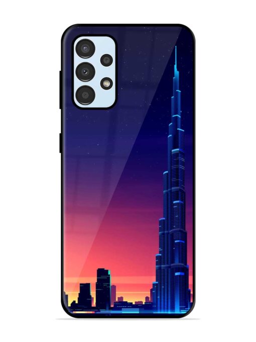 Burj Khalifa Abstract Glossy Metal Phone Cover for Samsung Galaxy A33 (5G) Zapvi