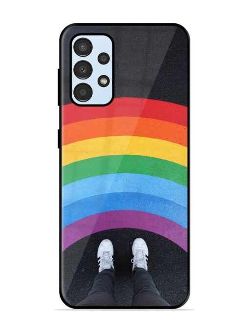 Legs Rainbow Glossy Metal TPU Phone Cover for Samsung Galaxy A33 (5G)