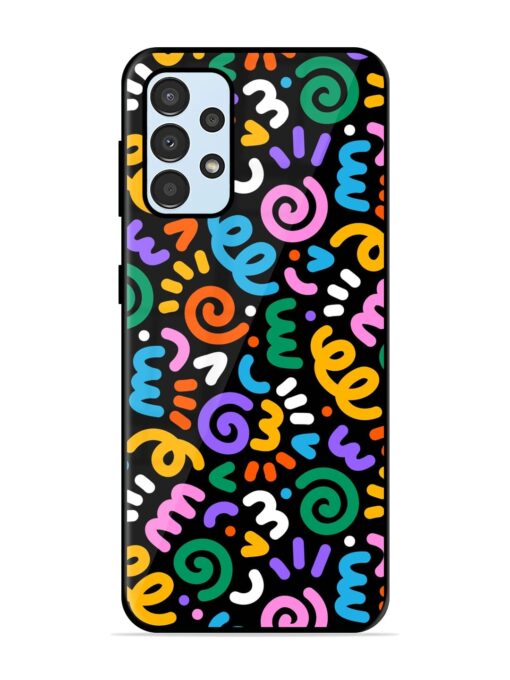 Colorful Seamless Vector Glossy Metal Phone Cover for Samsung Galaxy A33 (5G)