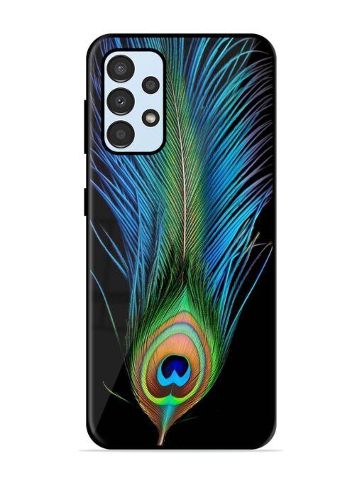 Peacock Feather Glossy Metal TPU Phone Cover for Samsung Galaxy A33 (5G) Zapvi