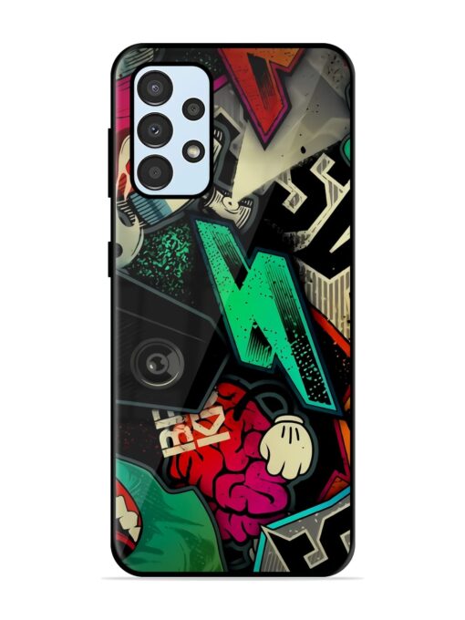 Graffiti Art Glossy Metal Phone Cover for Samsung Galaxy A33 (5G) Zapvi