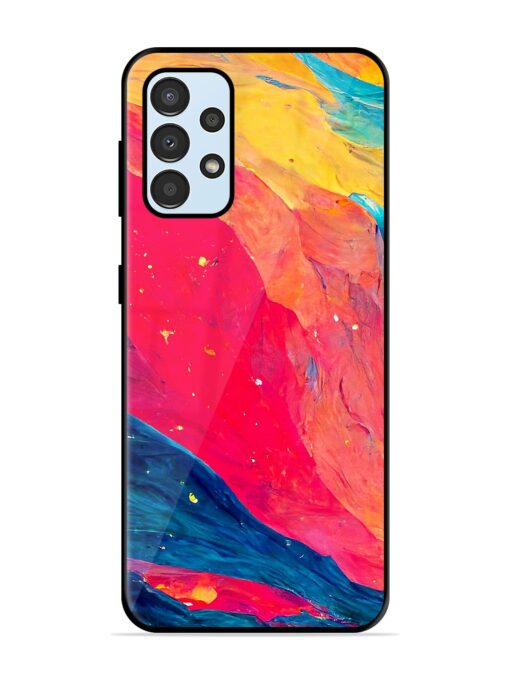 Starry Night Glossy Metal Phone Cover for Samsung Galaxy A33 (5G) Zapvi