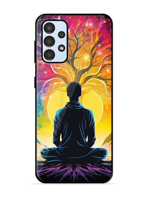 Mind Colourful Glossy Metal Phone Cover for Samsung Galaxy A33 (5G) Zapvi