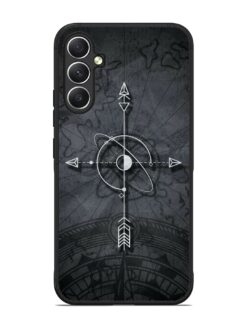 Lighting Cross Glossy Metal Phone Cover for Samsung Galaxy A34 (5G)