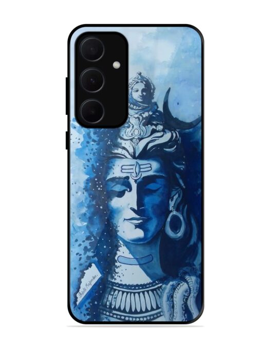 Shiv Art Glossy Metal Phone Cover for Samsung Galaxy A35 (5G) Zapvi