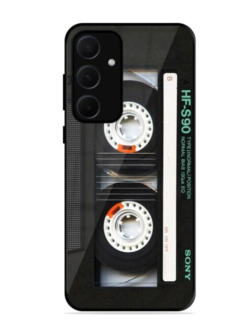 Sony Hf-S90 Cassette Glossy Metal Phone Cover for Samsung Galaxy A35 (5G)