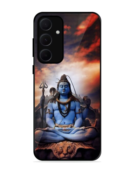 Jai Jai Shiv Glossy Metal Phone Cover for Samsung Galaxy A35 (5G)