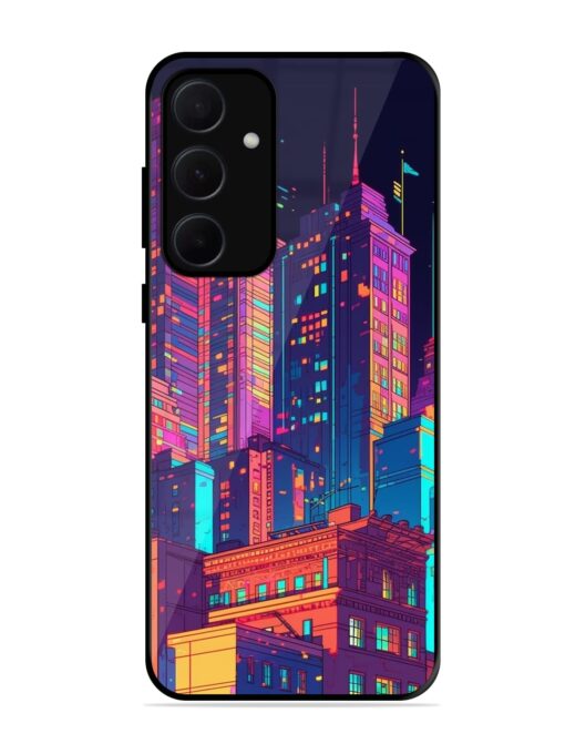 City View Glossy Metal Phone Cover for Samsung Galaxy A35 (5G)