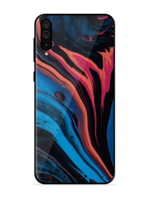 Liquefied Art Glossy Metal TPU Phone Cover for Samsung Galaxy A50 Zapvi