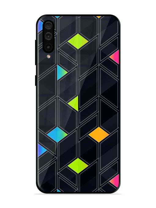 Abstract Mosaic Seamless Glossy Metal Phone Cover for Samsung Galaxy A50 Zapvi