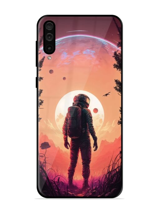 Red Sky At Morning Glossy Metal Phone Cover for Samsung Galaxy A50