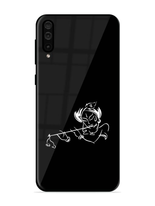 Krishna Flute Glossy Metal Phone Cover for Samsung Galaxy A50