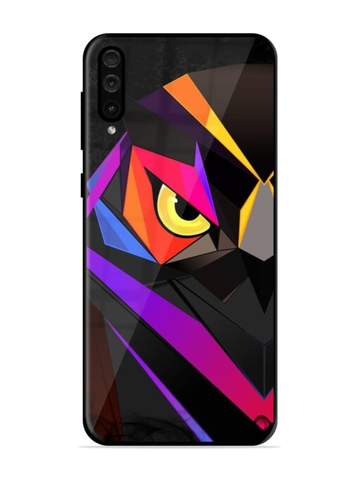 Wpap Owl Glossy Metal Phone Cover for Samsung Galaxy A50