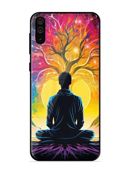 Mind Colourful Glossy Metal Phone Cover for Samsung Galaxy A50