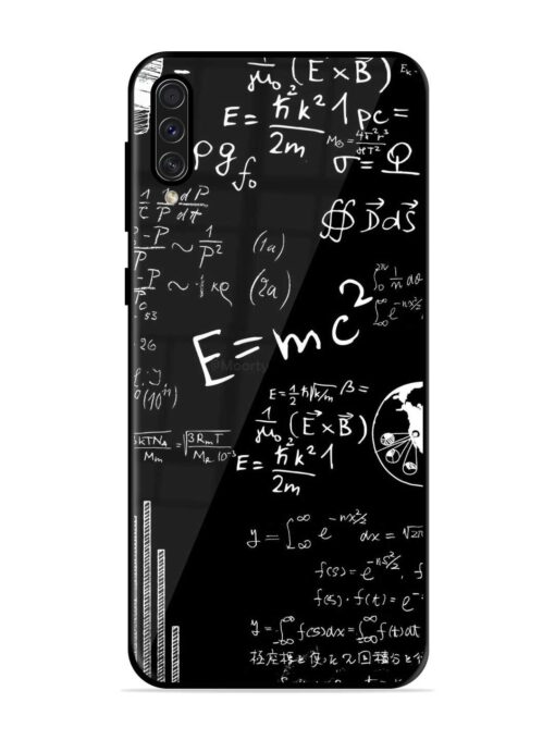 E=Mc2 Mass?Energy Equivalence Glossy Metal Phone Cover for Samsung Galaxy A50S Zapvi