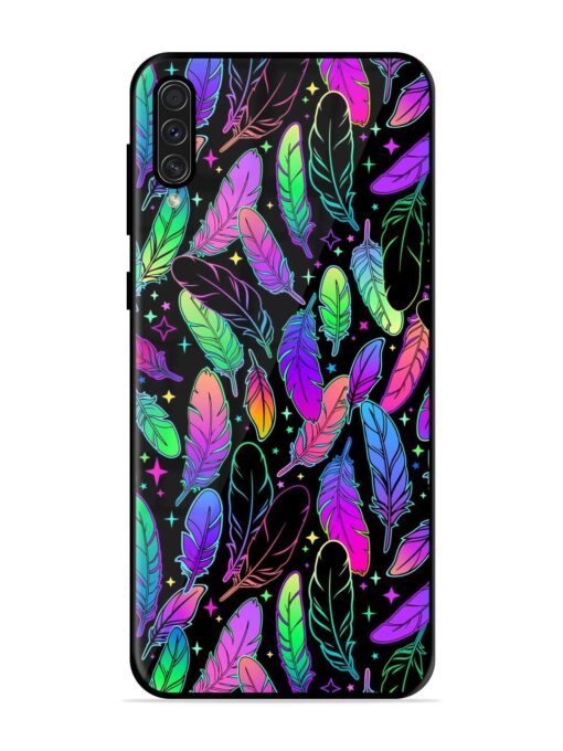 Bright Multi Colored Seamless Glossy Metal Phone Cover for Samsung Galaxy A50S Zapvi