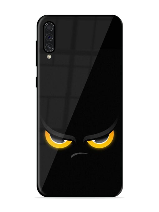 Scary Yellow Eye Glossy Metal TPU Phone Cover for Samsung Galaxy A50S Zapvi