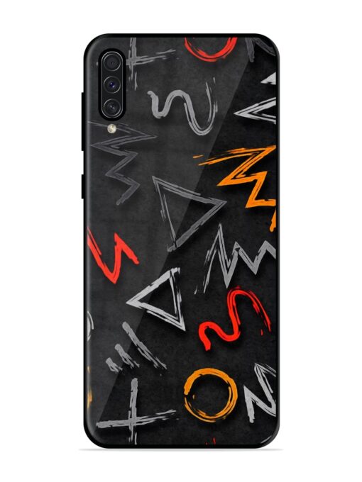 Grungy Graffiti Glossy Metal Phone Cover for Samsung Galaxy A50S Zapvi