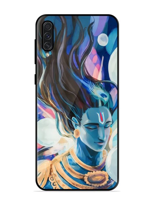 Bhagwan Sri Krishna Glossy Metal Phone Cover for Samsung Galaxy A50S Zapvi