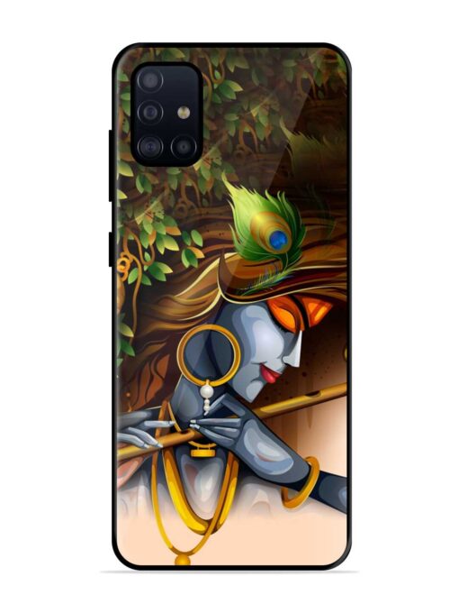 Krishna Glossy Metal Phone Cover for Samsung Galaxy A51 Zapvi