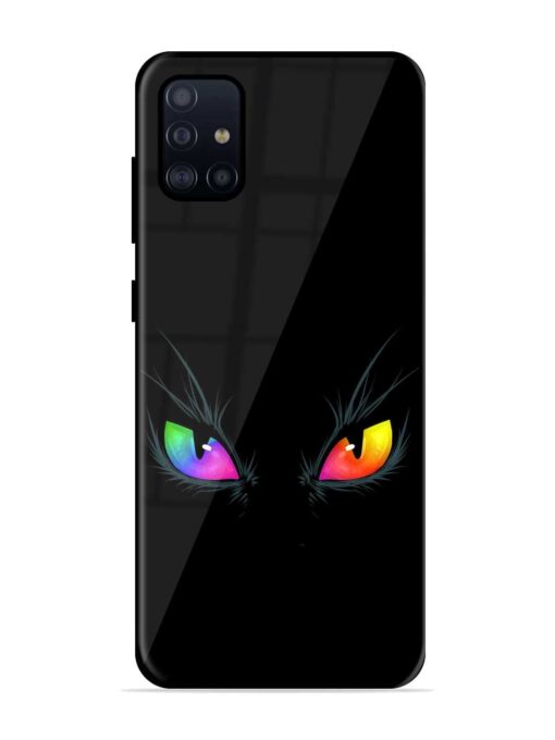 Cat Eyes Glossy Metal Phone Cover for Samsung Galaxy A51 Zapvi