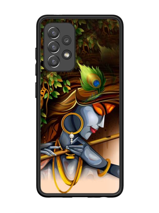 Krishna Glossy Metal Phone Cover for Samsung Galaxy A52 (5G) Zapvi