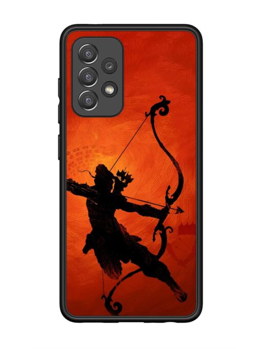 Illustration Lord Rama Glossy Metal Phone Cover for Samsung Galaxy A52 (5G)