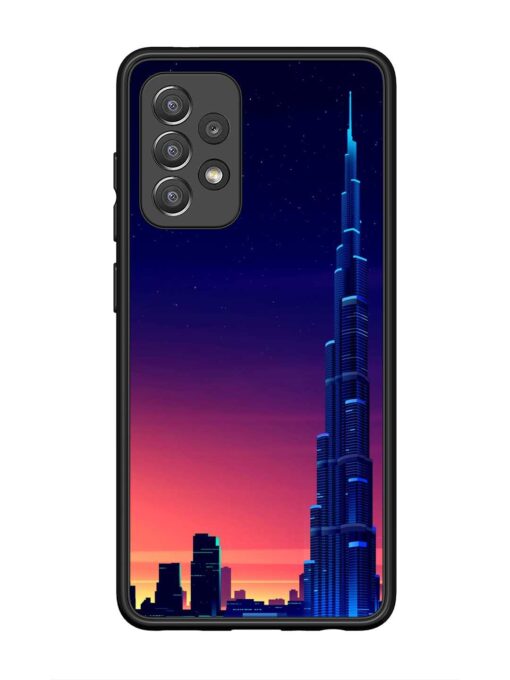 Burj Khalifa Abstract Glossy Metal Phone Cover for Samsung Galaxy A52 (5G)