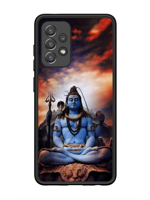 Jai Jai Shiv Glossy Metal Phone Cover for Samsung Galaxy A52 (5G)