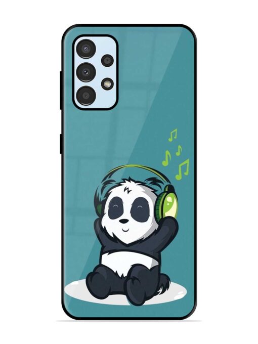 Music Panda Glossy Metal Phone Cover for Samsung Galaxy A52S (5G) Zapvi