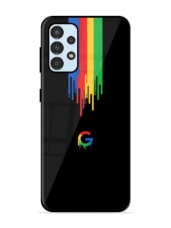 Google Logo Glossy Metal Phone Cover for Samsung Galaxy A52S (5G)