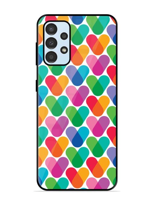 Overlapping Colors Colorful Glossy Metal TPU Phone Cover for Samsung Galaxy A52S (5G) Zapvi