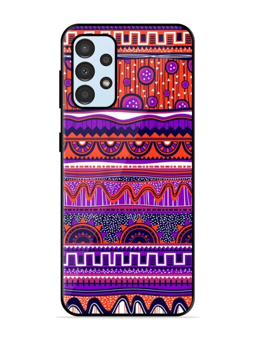 Ethnic Seamless Pattern Glossy Metal TPU Phone Cover for Samsung Galaxy A52S (5G) Zapvi