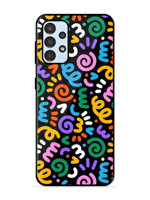 Colorful Seamless Vector Glossy Metal Phone Cover for Samsung Galaxy A52S (5G) Zapvi