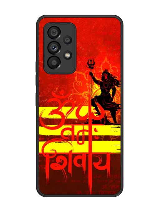 Illustration Lord Shiva Glossy Metal TPU Phone Cover for Samsung Galaxy A53 (5G) Zapvi