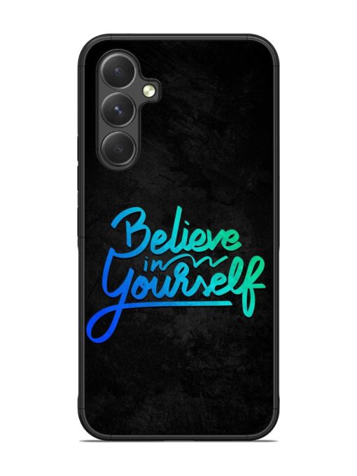 Believe In Yourself Glossy Metal Phone Cover for Samsung Galaxy A54 (5G)