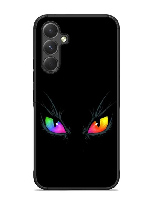 Cat Eyes Glossy Metal Phone Cover for Samsung Galaxy A54 (5G)