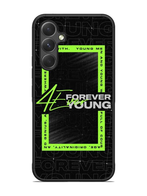 Forever Young Glossy Metal Phone Cover for Samsung Galaxy A54 (5G) Zapvi