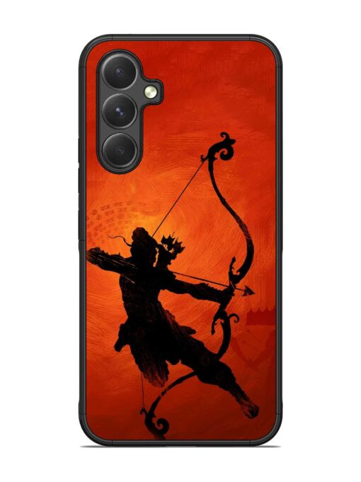 Illustration Lord Rama Glossy Metal Phone Cover for Samsung Galaxy A54 (5G) Zapvi