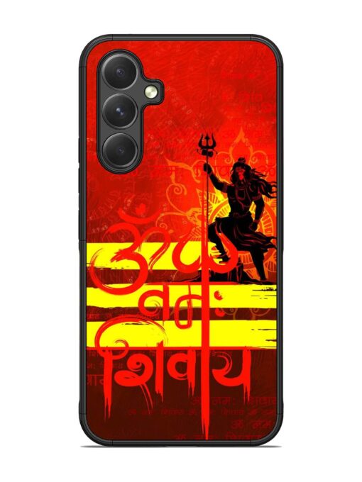 Illustration Lord Shiva Glossy Metal TPU Phone Cover for Samsung Galaxy A54 (5G)