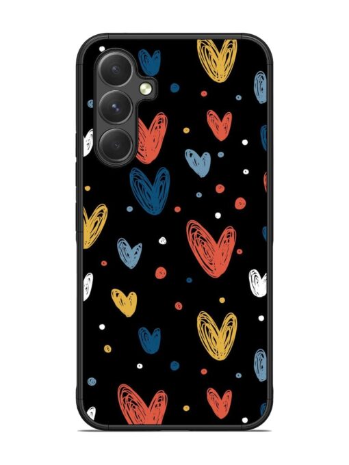 Happy Valentines Day Glossy Metal TPU Phone Cover for Samsung Galaxy A54 (5G)