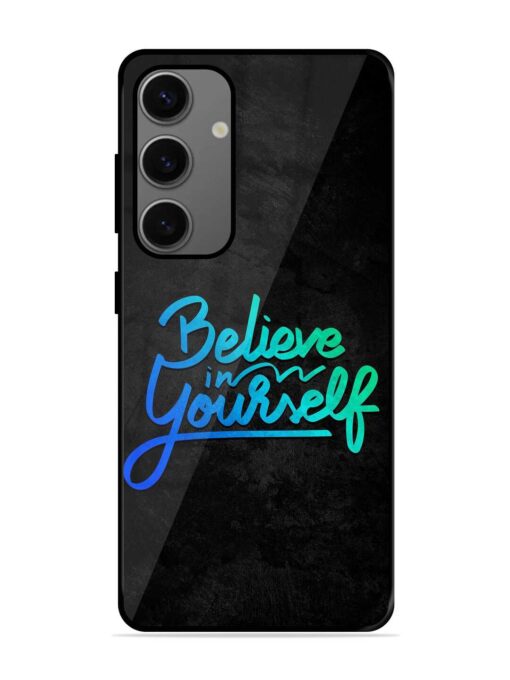 Believe In Yourself Glossy Metal Phone Cover for Samsung Galaxy A55 (5G) Zapvi