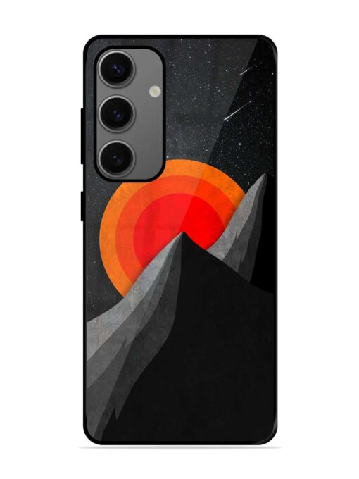 Black Mountain Glossy Metal Phone Cover for Samsung Galaxy A55 (5G)