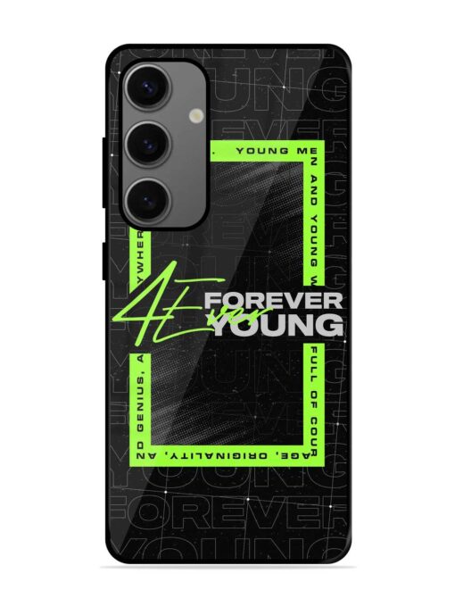 Forever Young Glossy Metal Phone Cover for Samsung Galaxy A55 (5G) Zapvi