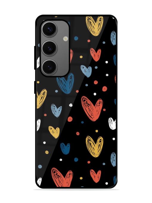 Happy Valentines Day Glossy Metal TPU Phone Cover for Samsung Galaxy A55 (5G)