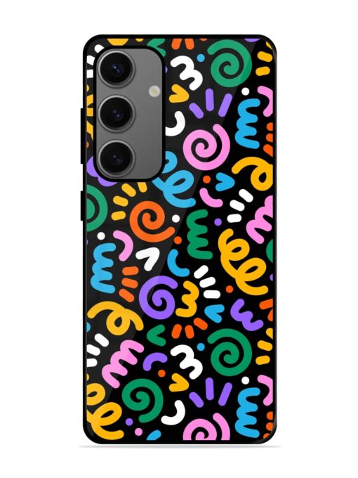 Colorful Seamless Vector Glossy Metal Phone Cover for Samsung Galaxy A55 (5G)