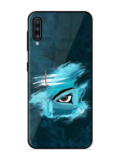 Lord Shiva Glossy Metal Phone Cover for Samsung Galaxy A70