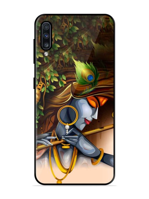 Krishna Glossy Metal Phone Cover for Samsung Galaxy A70 Zapvi