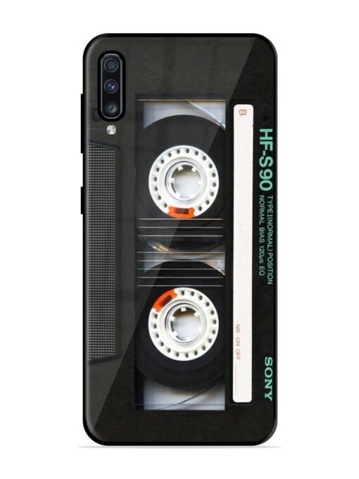 Sony Hf-S90 Cassette Glossy Metal Phone Cover for Samsung Galaxy A70 Zapvi